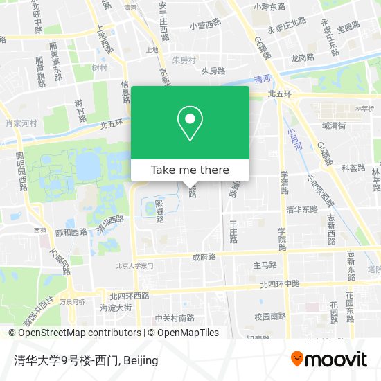 清华大学9号楼-西门 map