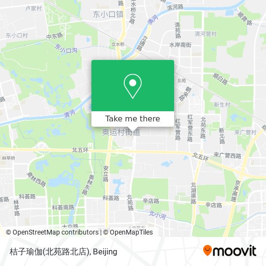桔子瑜伽(北苑路北店) map