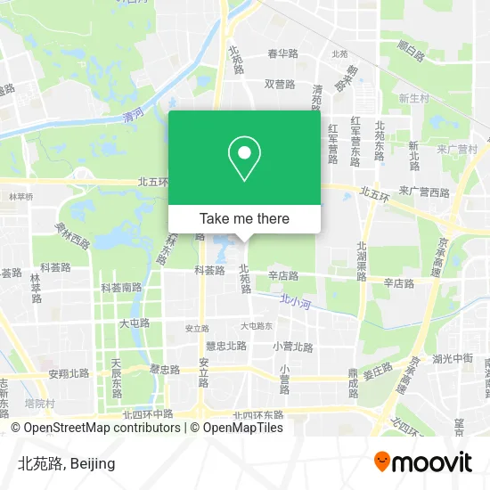 北苑路 map