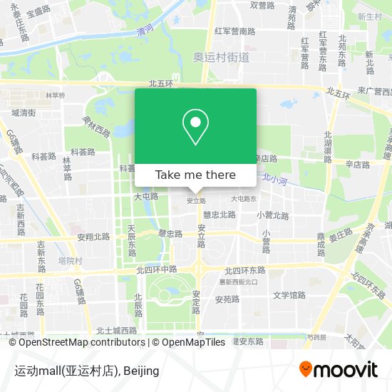 运动mall(亚运村店) map