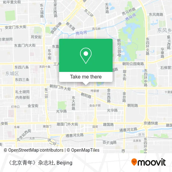 《北京青年》杂志社 map
