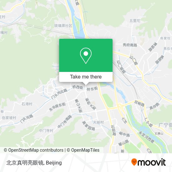北京真明亮眼镜 map