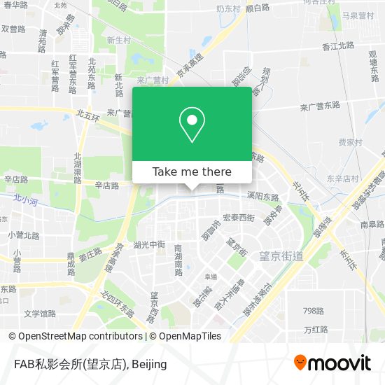 FAB私影会所(望京店) map