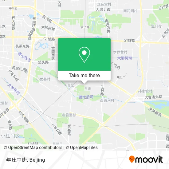 年庄中街 map