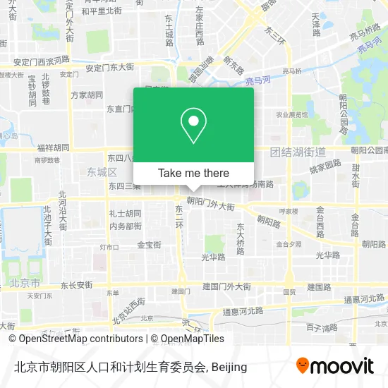 北京市朝阳区人口和计划生育委员会 map