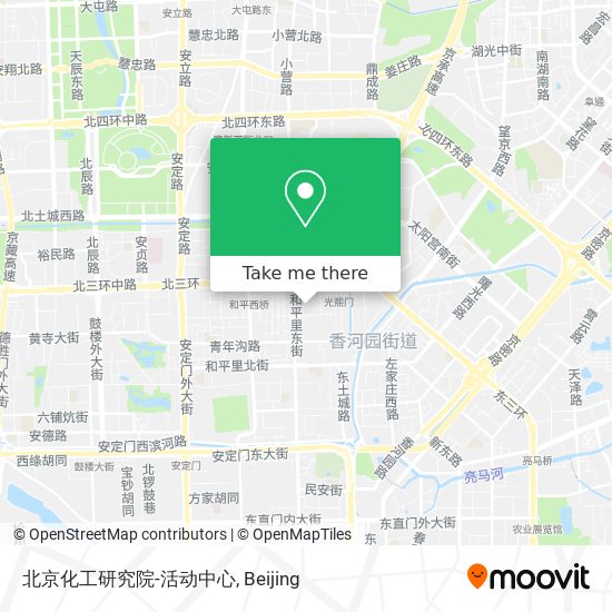北京化工研究院-活动中心 map