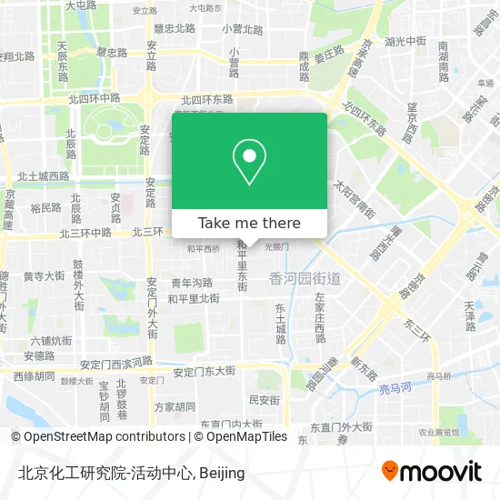 北京化工研究院-活动中心 map