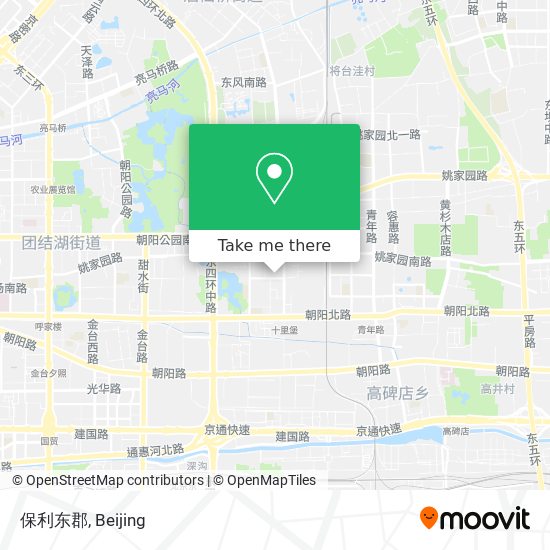 保利东郡 map