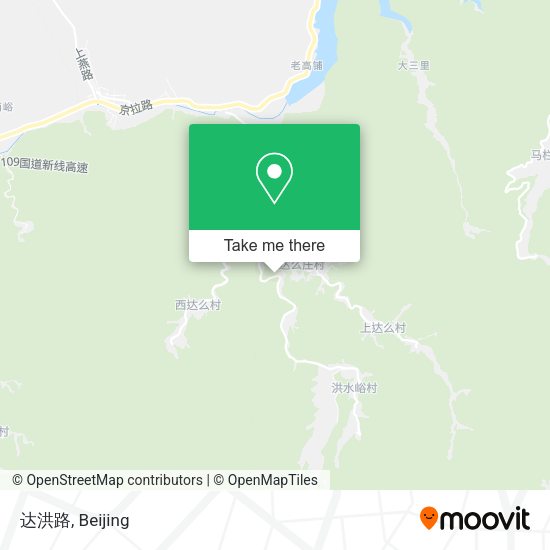 达洪路 map