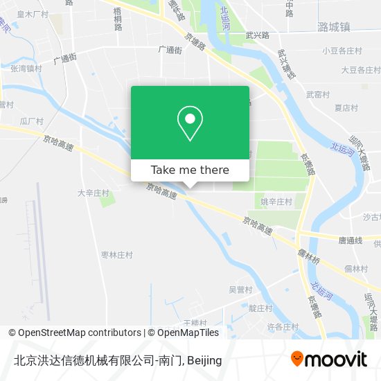 北京洪达信德机械有限公司-南门 map