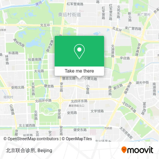 北京联合诊所 map