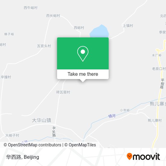 华西路 map
