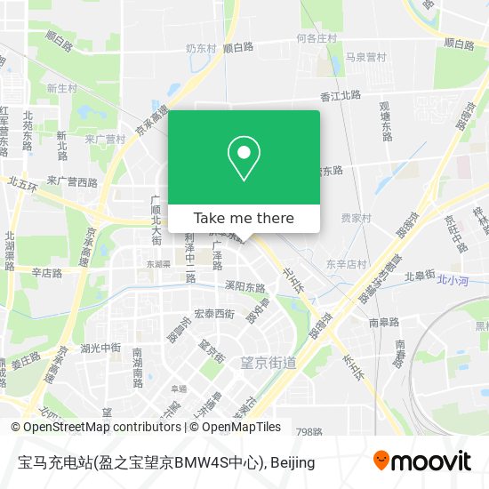 宝马充电站(盈之宝望京BMW4S中心) map