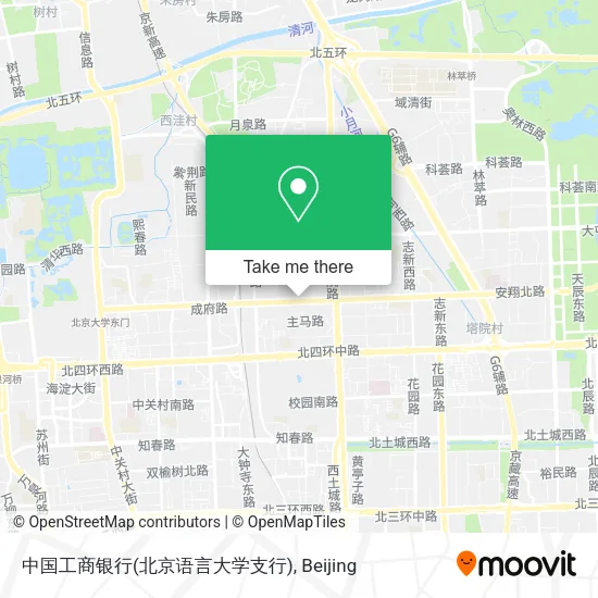 中国工商银行(北京语言大学支行) map