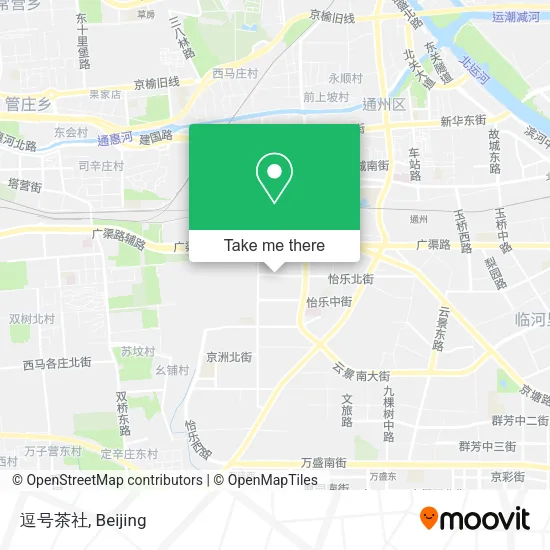 逗号茶社 map