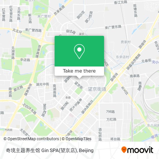 奇境主题养生馆 Gin SPA(望京店) map