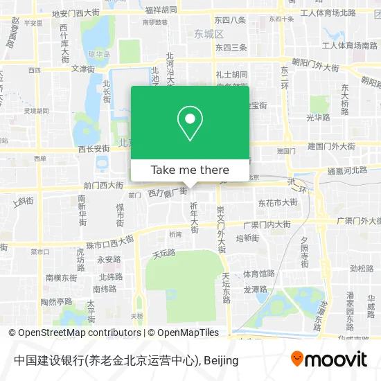 中国建设银行(养老金北京运营中心) map