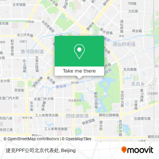 捷克PPF公司北京代表处 map