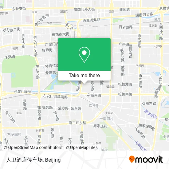 人卫酒店停车场 map