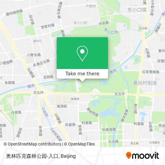 奥林匹克森林公园-入口 map