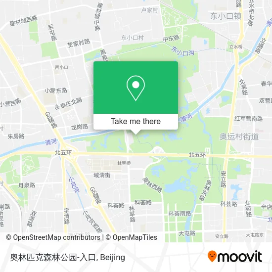 奥林匹克森林公园-入口 map