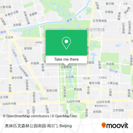奥林匹克森林公园南园-南2门 map