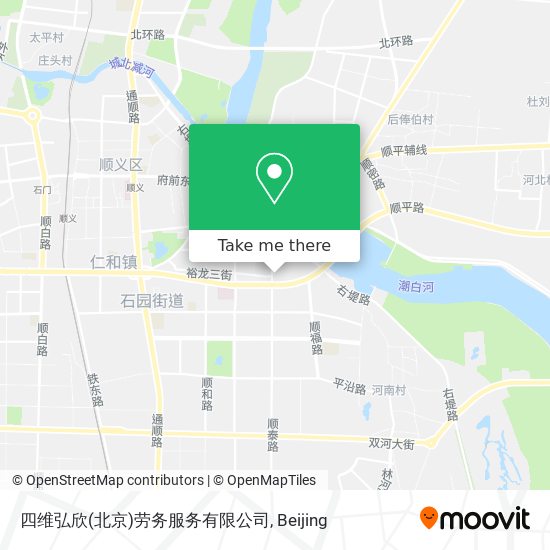 四维弘欣(北京)劳务服务有限公司 map