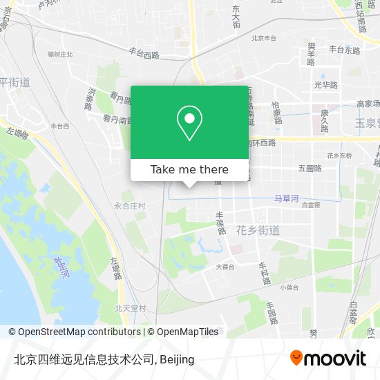 北京四维远见信息技术公司 map