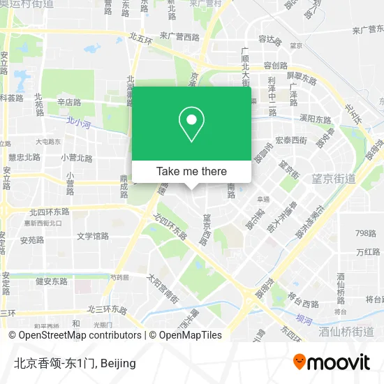 北京香颂-东1门 map