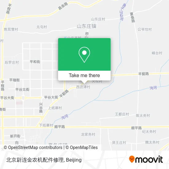 北京尉连金农机配件修理 map