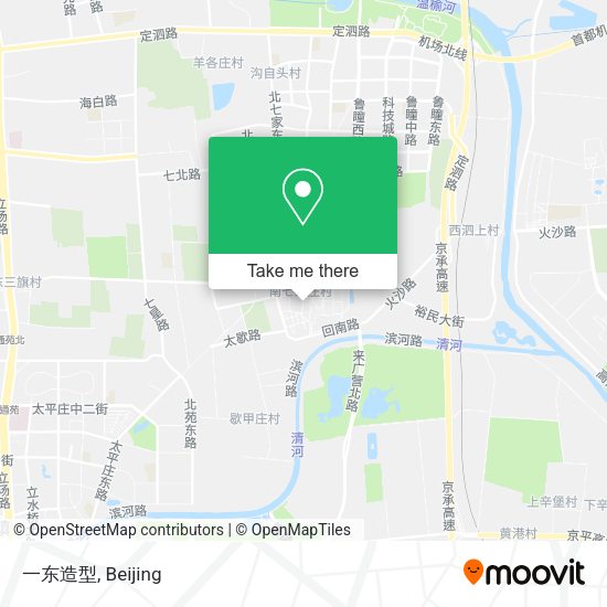 一东造型 map