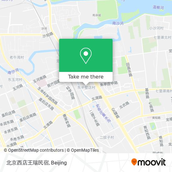 北京西店王瑞民宿 map
