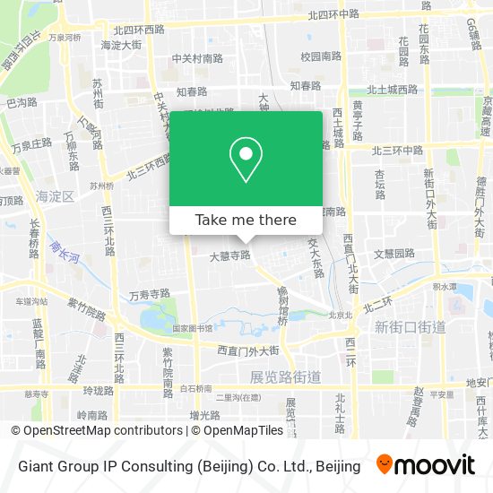 Giant Group IP Consulting (Beijing) Co. Ltd. map