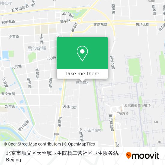 北京市顺义区天竺镇卫生院杨二营社区卫生服务站 map