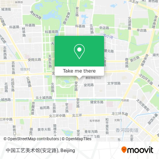 中国工艺美术馆(安定路) map