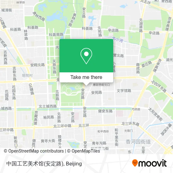 中国工艺美术馆(安定路) map