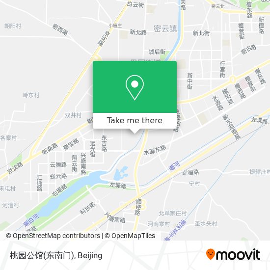 桃园公馆(东南门) map