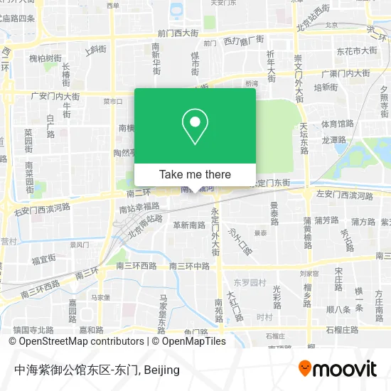 中海紫御公馆东区-东门 map