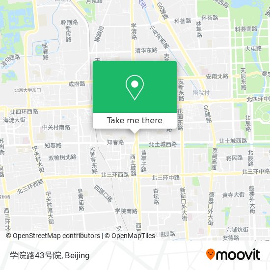学院路43号院 map