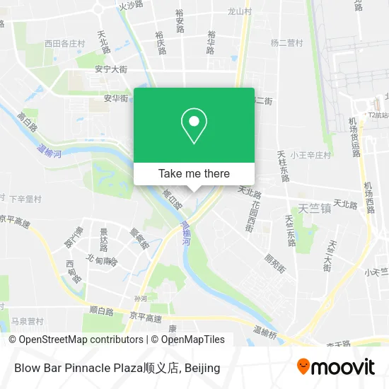 Blow Bar Pinnacle Plaza顺义店 map