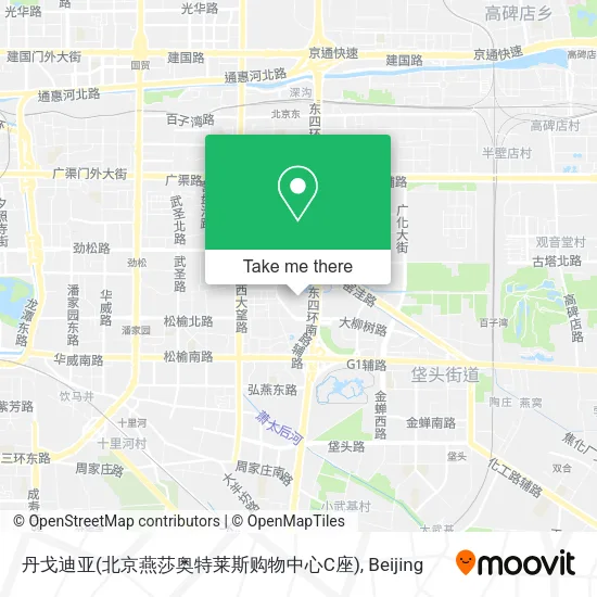 丹戈迪亚(北京燕莎奥特莱斯购物中心C座) map