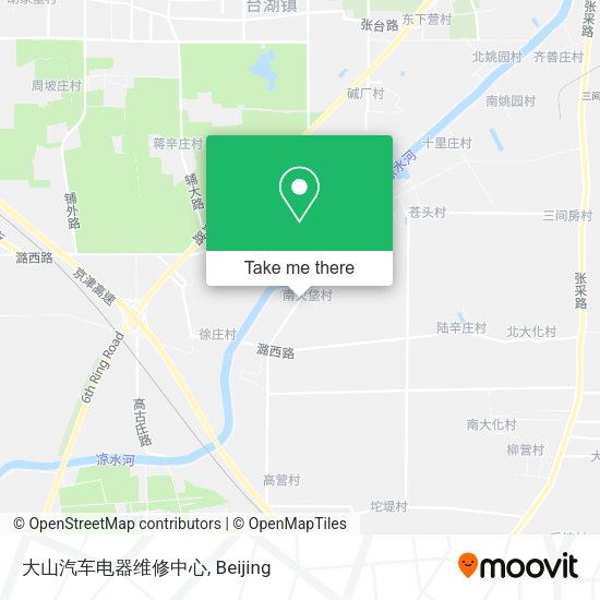大山汽车电器维修中心 map