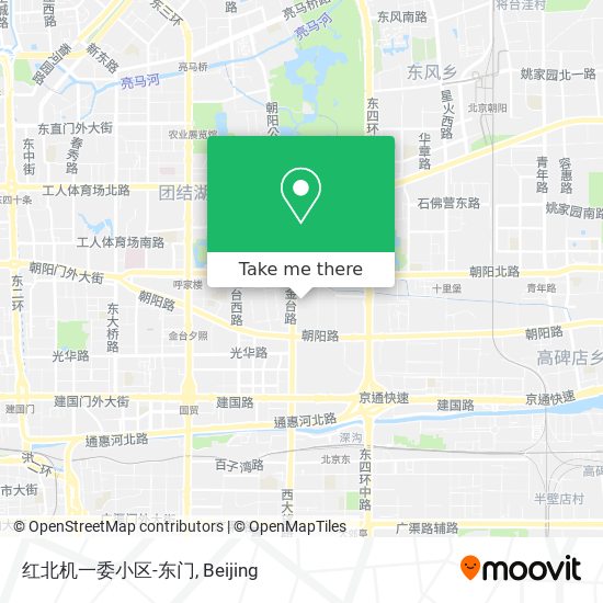 红北机一委小区-东门 map