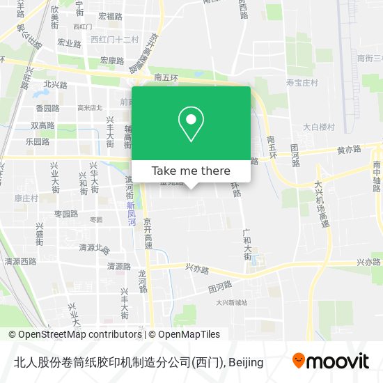 北人股份卷筒纸胶印机制造分公司(西门) map