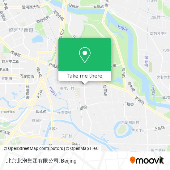 北京北泡集团有限公司 map