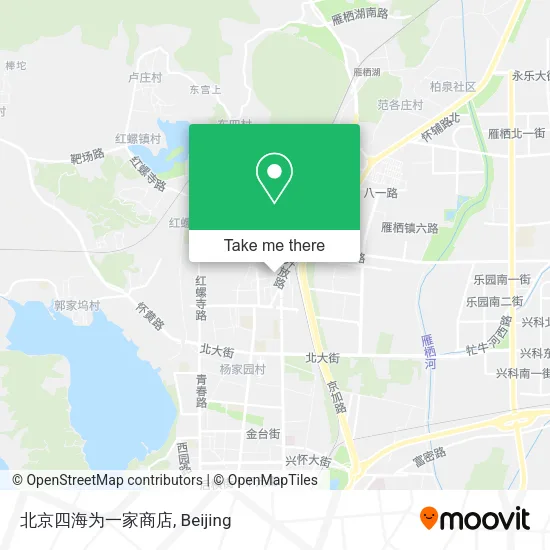 北京四海为一家商店 map