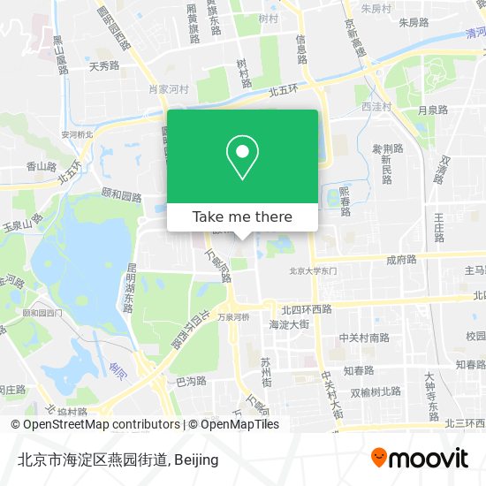 北京市海淀区燕园街道 map