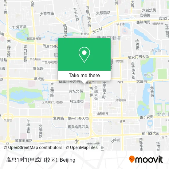 高思1对1(阜成门校区) map
