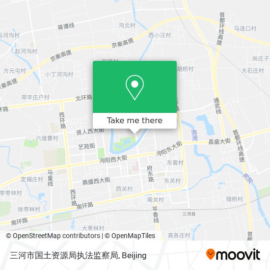三河市国土资源局执法监察局 map