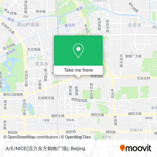 A/E/NICE(活力东方购物广场) map